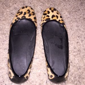 Banana republic leopard flats